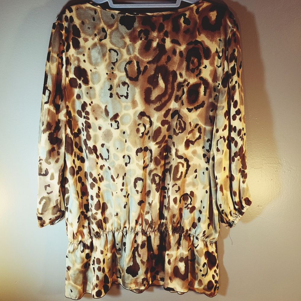 Dress barn print blouse - Picture 3 of 5